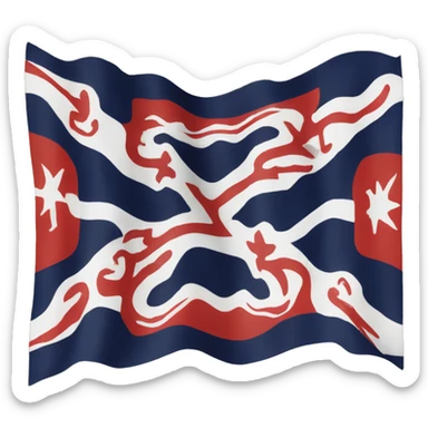 Samogitian region flag sticker