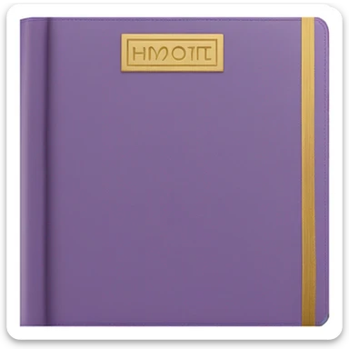 Purple planner sticker