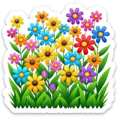 items for flower sticker