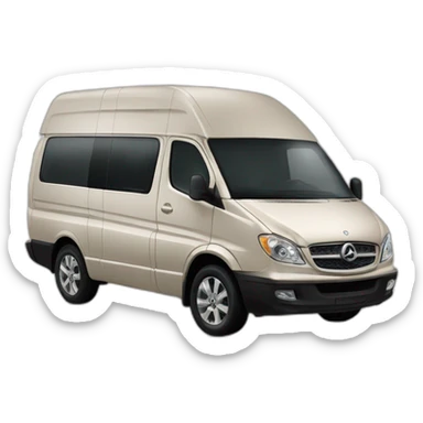 a beautiful luxury van sticker