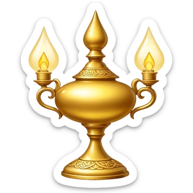CREATE A EMOJI ALLADIN"S LAMPS  sticker