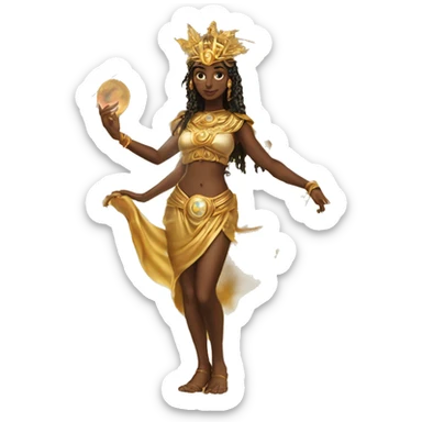 (Technomancy Tuitorial @ https://youtu.be/SgQQU_Szm1A?si=L9Fu0e7bzgv7XrSN) Technomancy Divine Magical Divine Goddess sticker