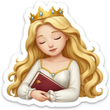 Sleeping Princess  sticker