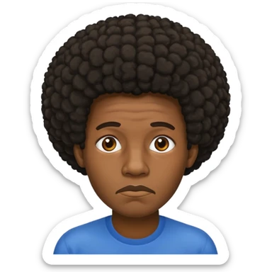 hombre afroamericano ca sado  sticker