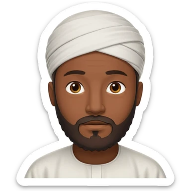 Muslim man sticker