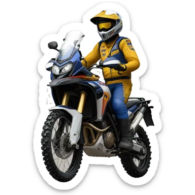 yahama tenere rally sticker