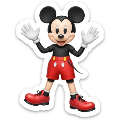 Mickey mouse sticker