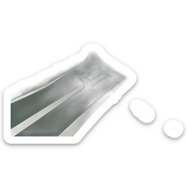 topografo pensando el diseño de una carretera sticker