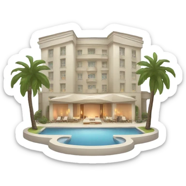 luxury hotel sticker