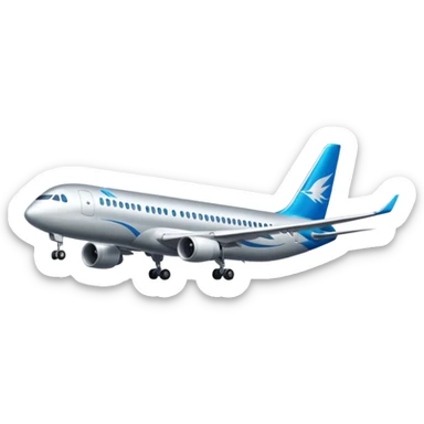 Azal airplane sticker