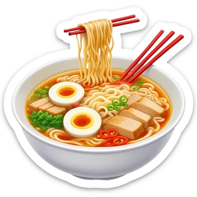 Punk ramen sticker