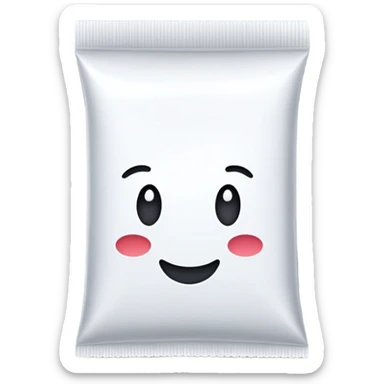 Single use sachet  sticker