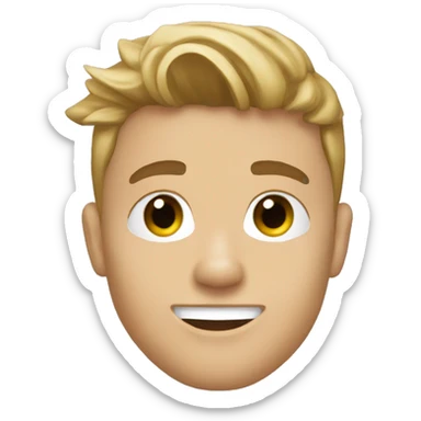 Justin drew bieber sticker