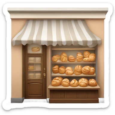 French bakery sticker