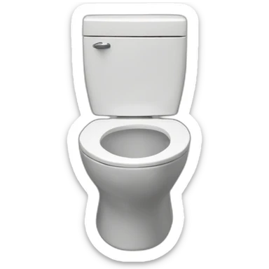 Macron sur un toilettes sticker