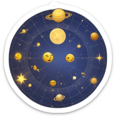 Astrology sticker