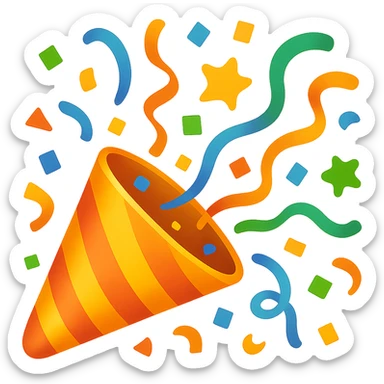 party popper emoji sticker
