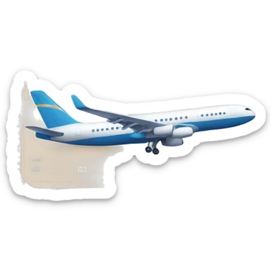airline ticket sticker
