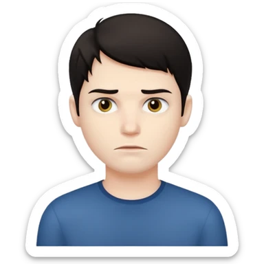 A guy who is dumb sticker