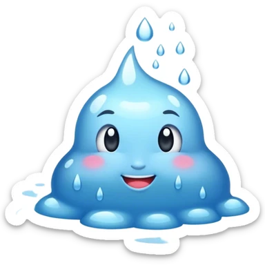 Un puddle tierno  sticker