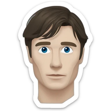 Cillian Murphy blue eyes 28 days later sticker