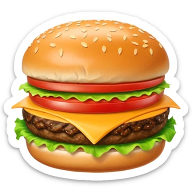 Beef Burger sticker