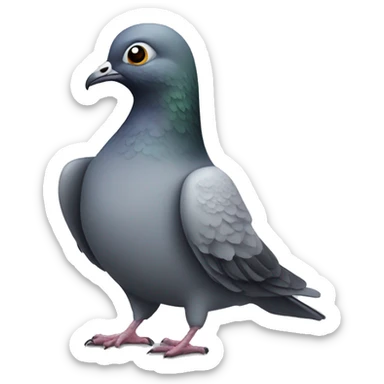 Pigeon who is a government agent sticker