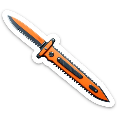 tactical knife sticker
