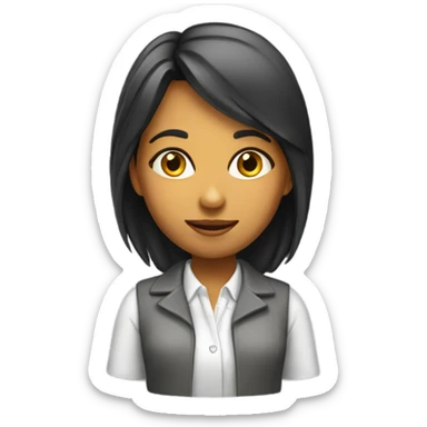 Girl architect sticker