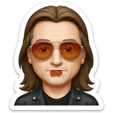 The Edge of U2 sticker