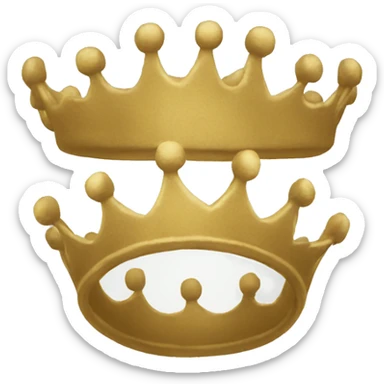 Coolest crown ever sticker