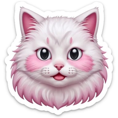 A cry cat sticker