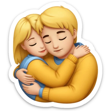 Cuddle sticker