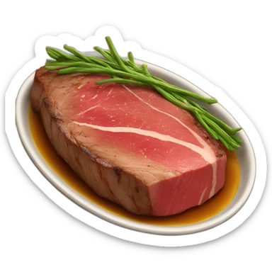 Steak sticker