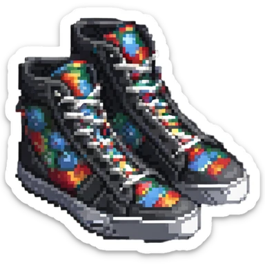 Nike Air Jordan high-top sneaker sticker