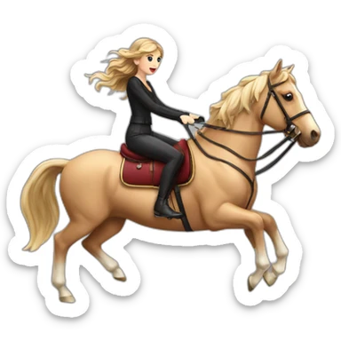 taylor-swift-riding-bbc sticker