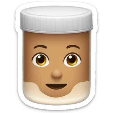 light brown body scrub pot sticker