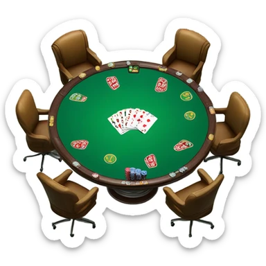 poker table sticker