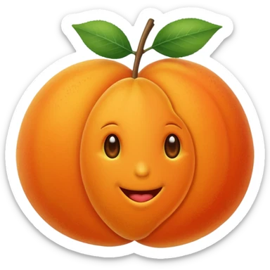 apricot sticker