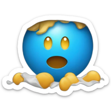 un genoux au sol sticker