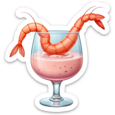 shrimp cocktail sticker