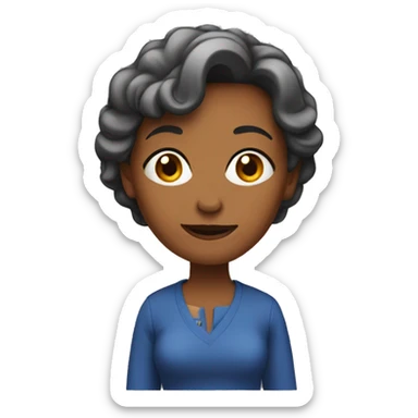 a woman 47 years old sticker