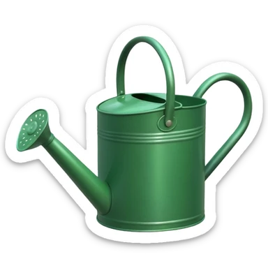 watering can gardening sticker