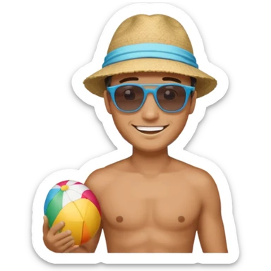 Nah çeken adam sticker