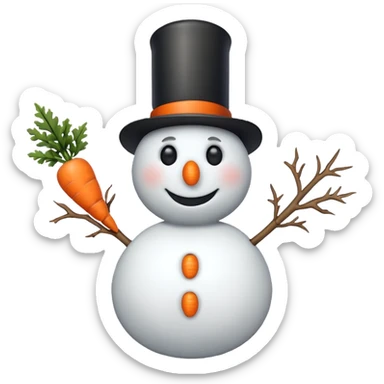 another snowman  sticker