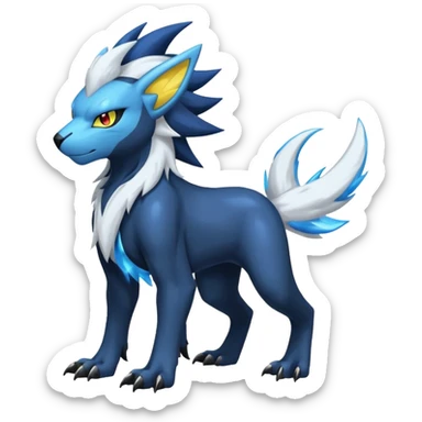 Luxray-Manectric-Absol-fusion, full body sticker