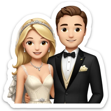 Serena van der Woodsen Marry with chuck bass sticker