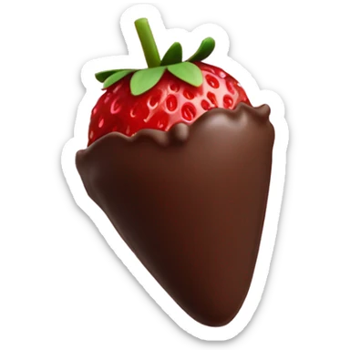 chocolate covered strawberries  sticker