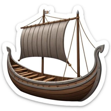 Barco vikingo sticker