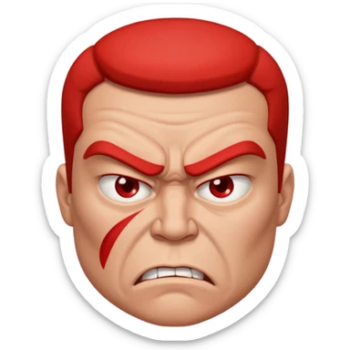 i am very angry sticker